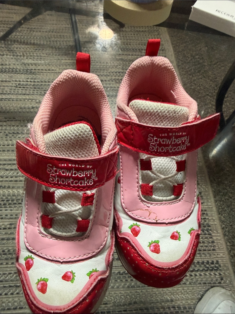 Strawberry Shortcake Kids Pink & Red Sneakers